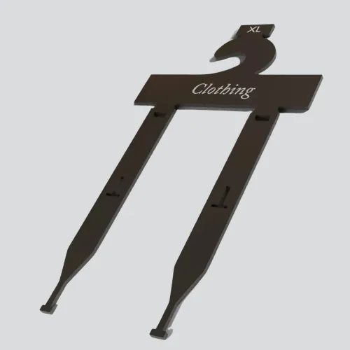 Plastic hanger branding inks