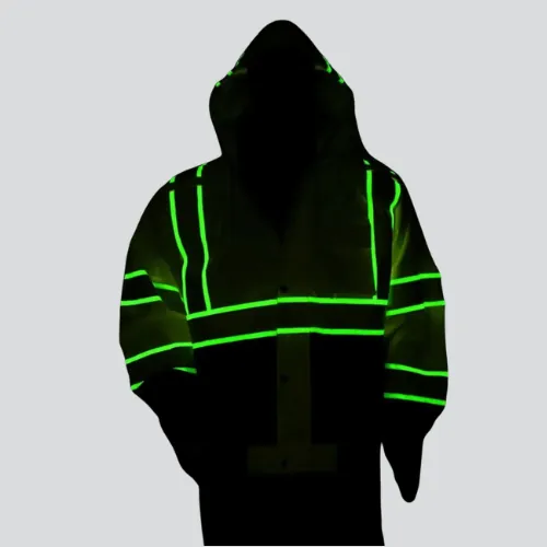 Reflective inks for safety jackets