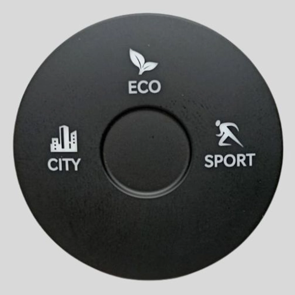High precision ink for automotive drive mode selector