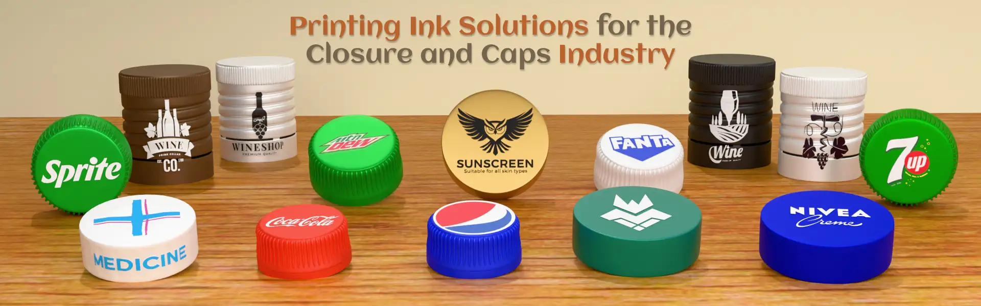 Printing ink solution for caps and closures Printing ink solution for caps and closures |Ink for caps (PP, PE, HDPE, LDPE/LLDPE POLYMER, and ETP plastics) | Ink for Plastic bottles caps | Ink for Drinking bottles caps |Top Bottle Printing Services in Gurgaon |