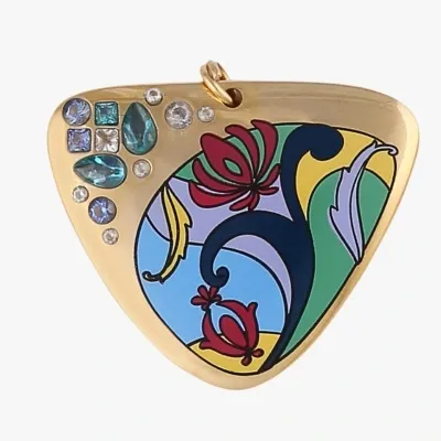 Printing ink for necklace | cold enameling  on necklace |